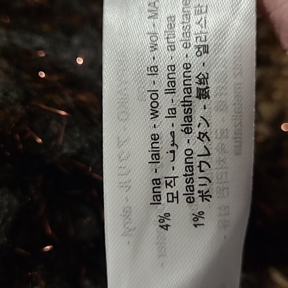 NWOT ZARA glittery chunky cardigan sweater S - Picture 8 of 8